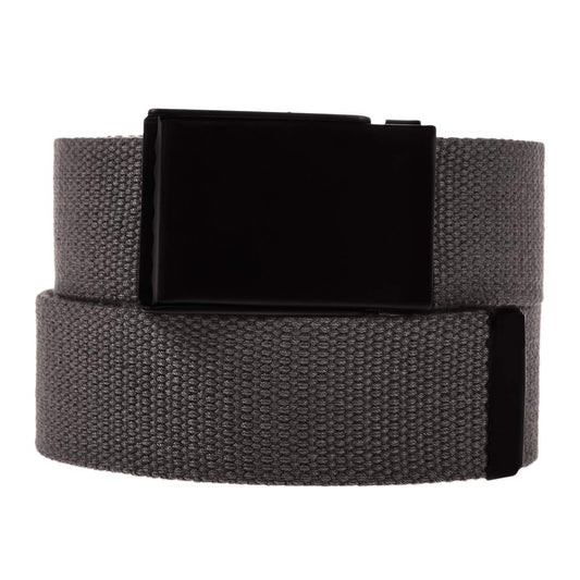 DG Hill Casual Canvas Web Belt For Men with Tactical Flip Top Buckle